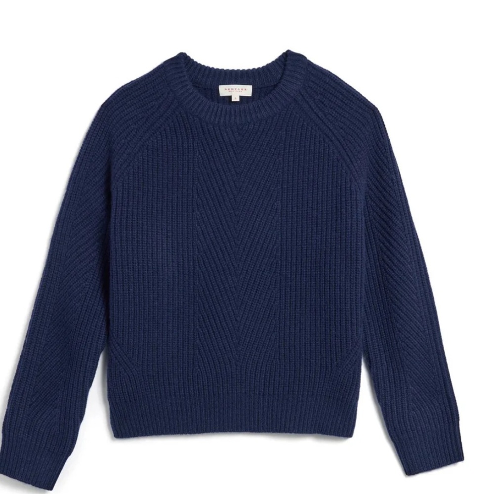 Demylee Chelsea Lambswool sweater in Navy